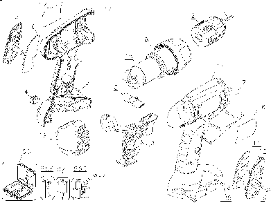Exploded Diagram A Diagram and Parts List for CD180GK-2 Type 1 Black and Decker Drill